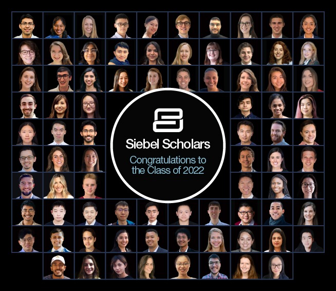 thumbnail image for Welcome Class of 2022 Siebel Scholars!