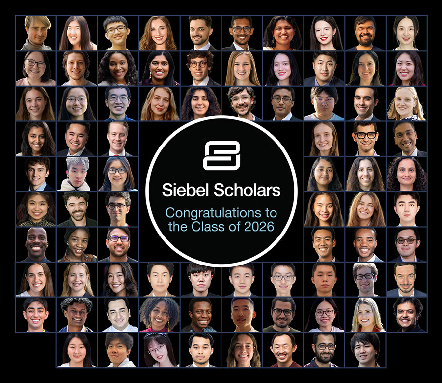 thumbnail image for Siebel Scholars Foundation Announces Class of 2026